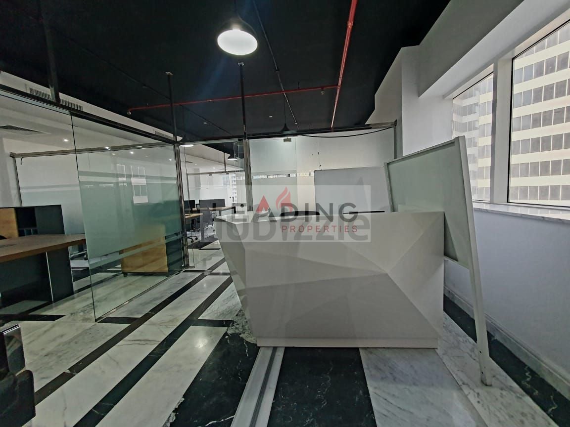 Stunning Furnished Office Space With Glass Partitions