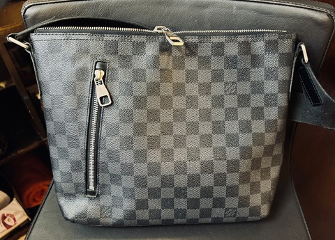 Date Code & Stamp] Louis Vuitton Mick MM Damier Graphite Canvas