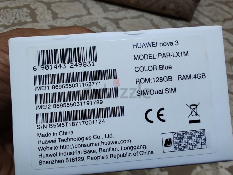 Huawei nova 3 4gb ram 128 gb rom | dubizzle