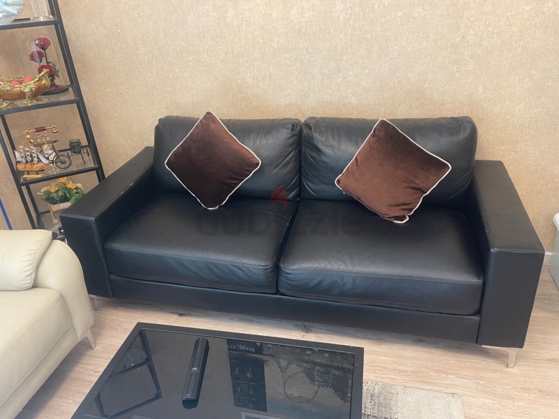 Small leather sofas 2024 for sale