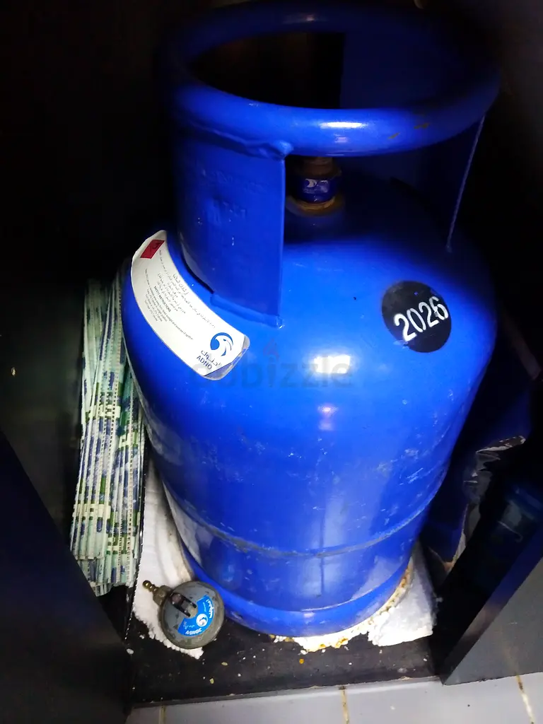 Gas cylinder with regulator