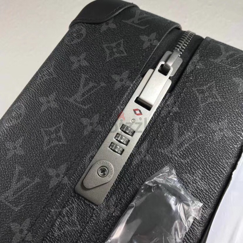 Louis Vuitton Monogram Eclipse Horizon 55 Trolley Silver Hardware