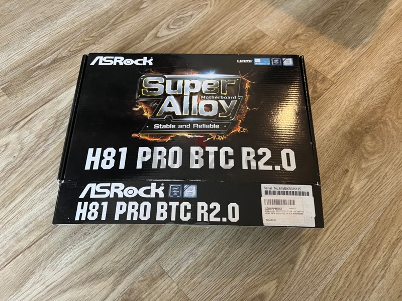 ASRock H81 Pro BTC R2.0 Motherboard with Intel i3-4350T 3.10 GHz with ...