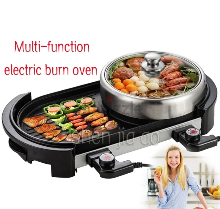 Ambiano 2 in 1 Electric Grill with Hotpot