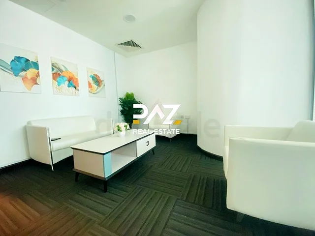 Big Fitted Furnished Office | Close To Metro | With Balcony
