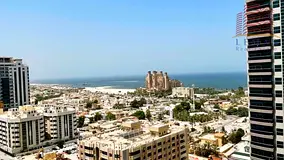 2 Bhk Close Kitchen Full Sea View With Parking For Sale In Ajman One Tower
