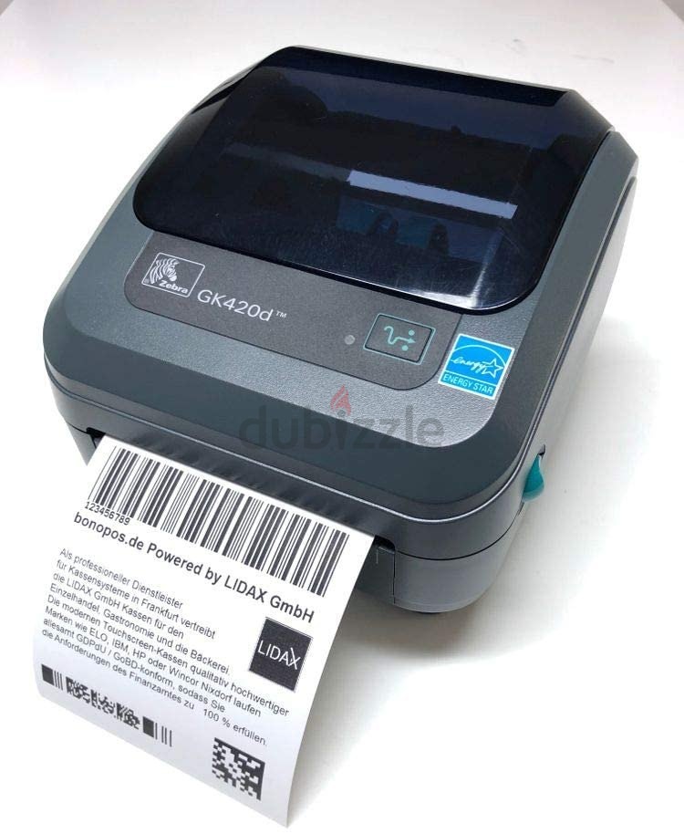Zebra Gk420d Direct Thermal Sticker For Labels Receipts Barcodes Professional Printer دوبيزل 4613