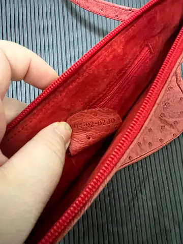 Gucci ostrich bag authentic