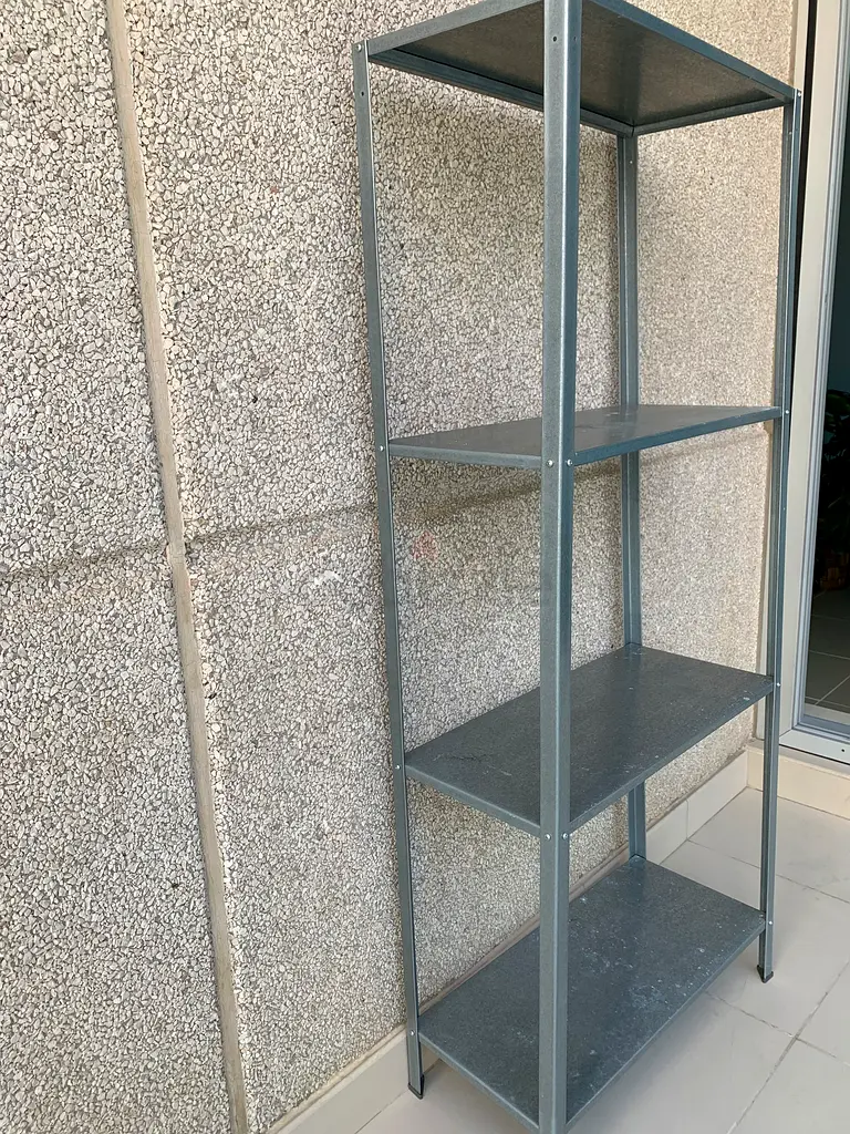 ikea hyllis rack shelf metal storage