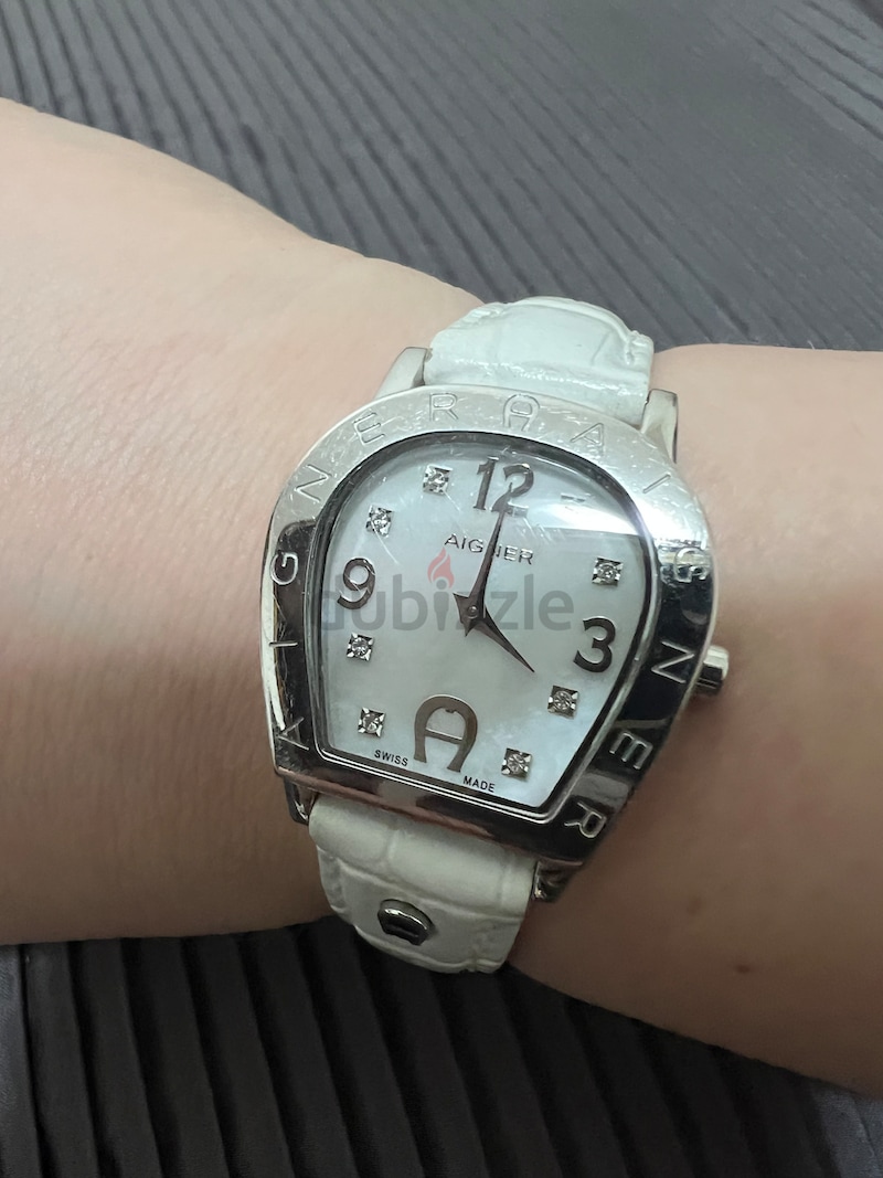 Aigner mother of pearl with diamonds dubizzle