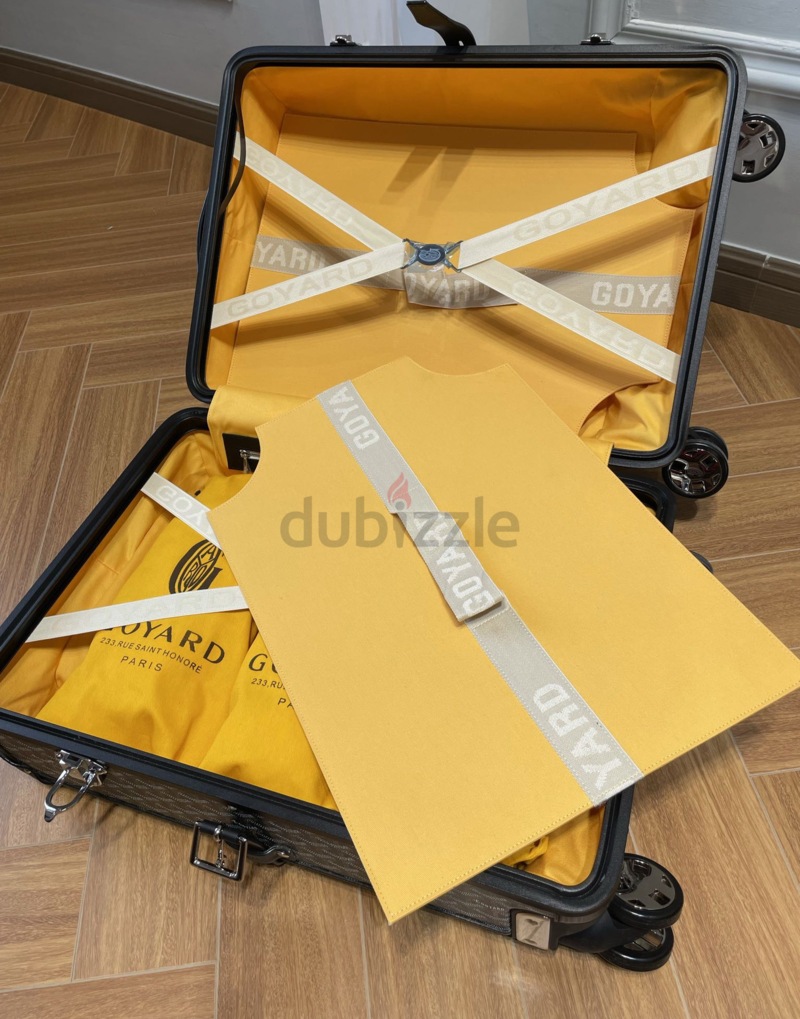 Goyard Carry On Trolley Rolling Luggage Coated Canvas PM