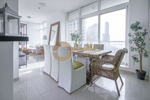 Stylish I Furnished 1 Bed | High Floor | Sea View