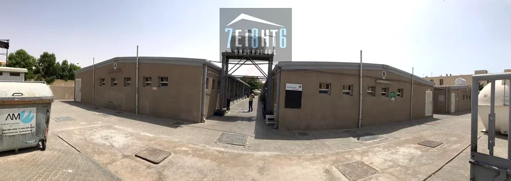 26 Rooms Sharing Camp With 4 Person Capacity + Bathroom For Rent In Al Quoz 3