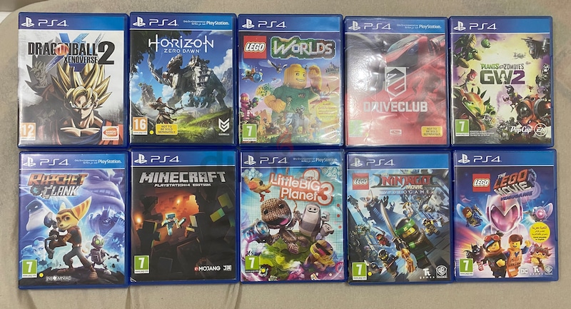 PlayStation 4 Games CDs 10 Games CDs dubizzle