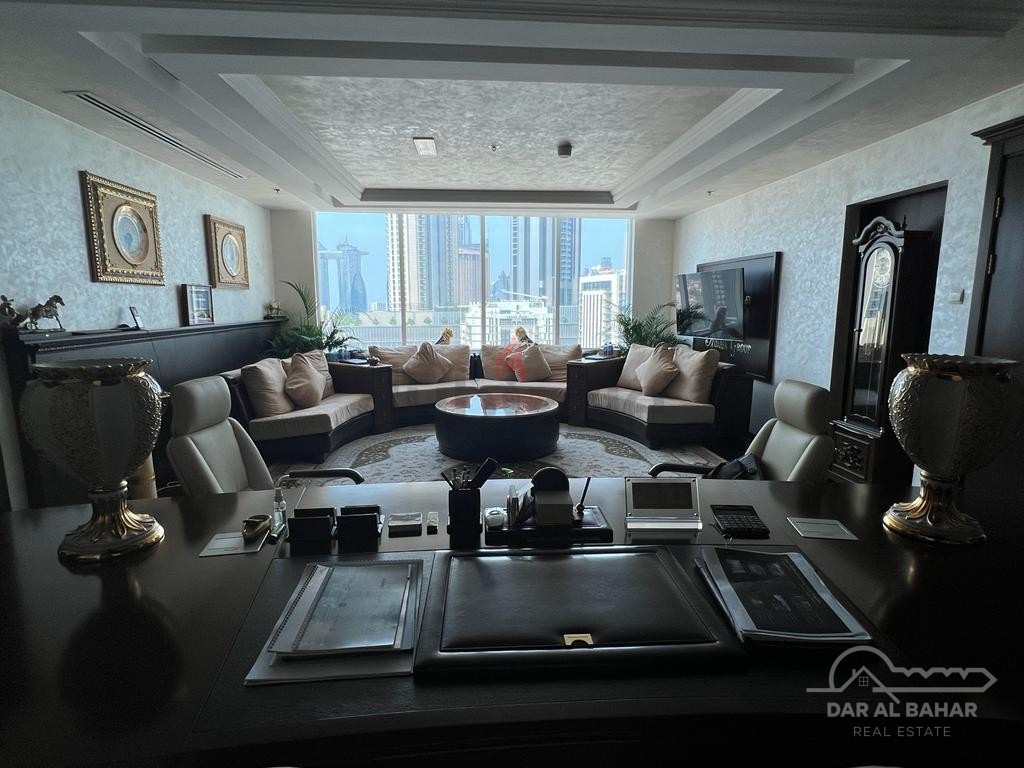 Furnished Office | Whole Floor | Burj Khalifa Canal View