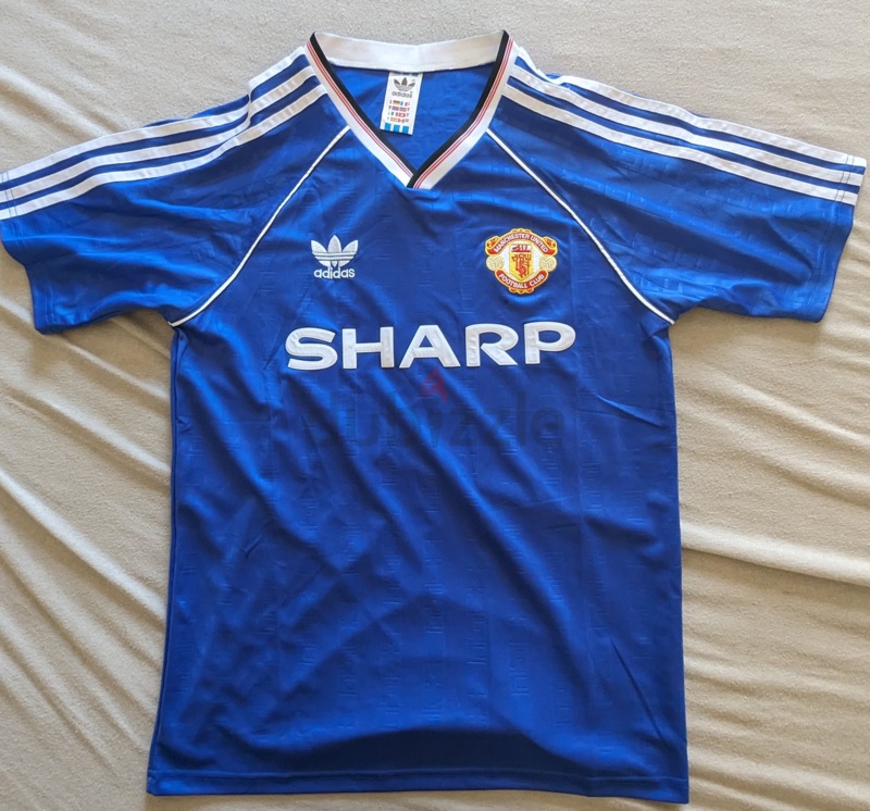 Men's adidas Originals Blue Manchester United 1988-90 Third Jersey