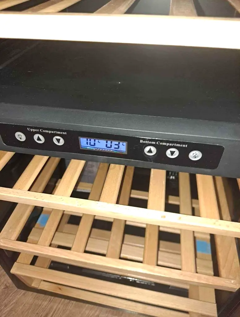 Hoover daul zone temperature wine fridge 40 bottles