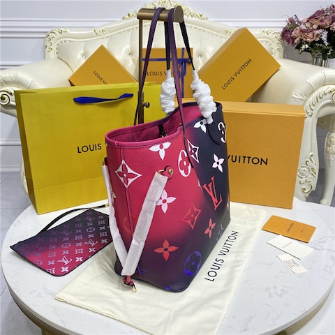 Louis Vuitton, Bags, Louis Vuitton Neverfull Mm Midnight Fuchsia