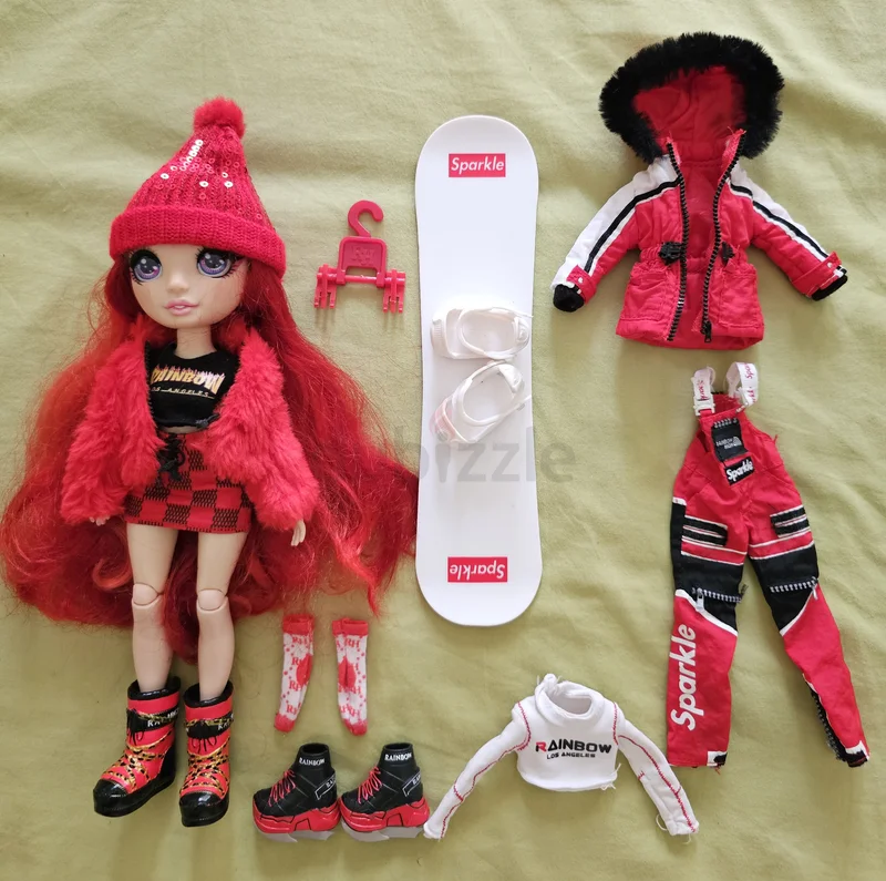 Rainbow high doll - sparkle skating set628638245879051110