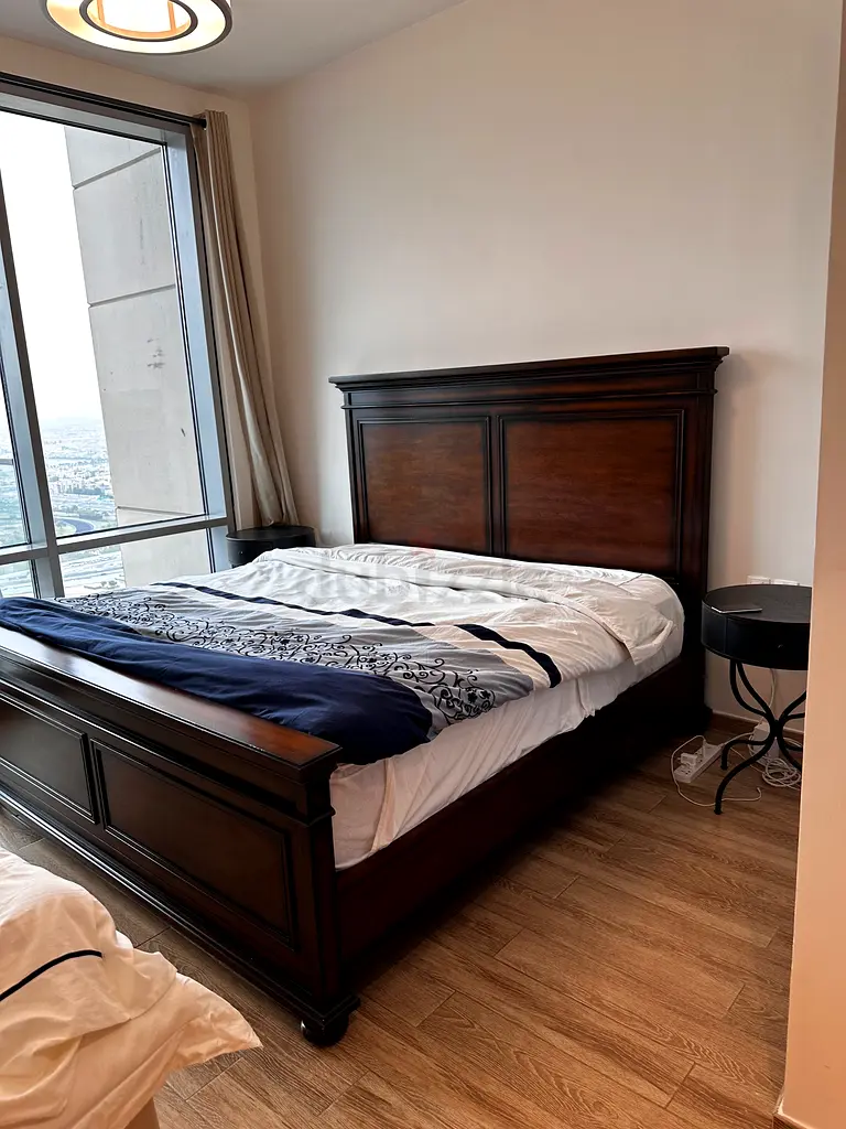 Pottery Barn King Size bed with mattress