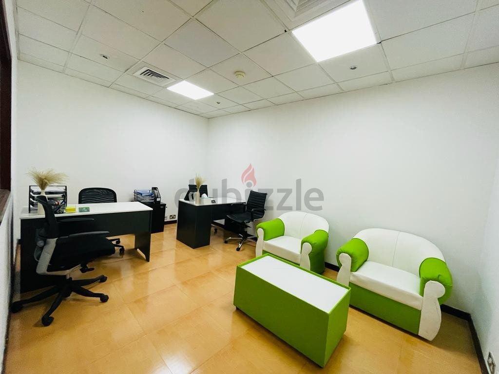 Furnished Office Rental | Near Airport Metro Station | Ejari Included