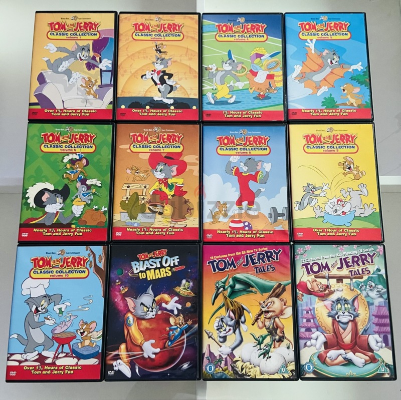 12 Tom and Jerry Classic Collection Cartoon DVD's | dubizzle