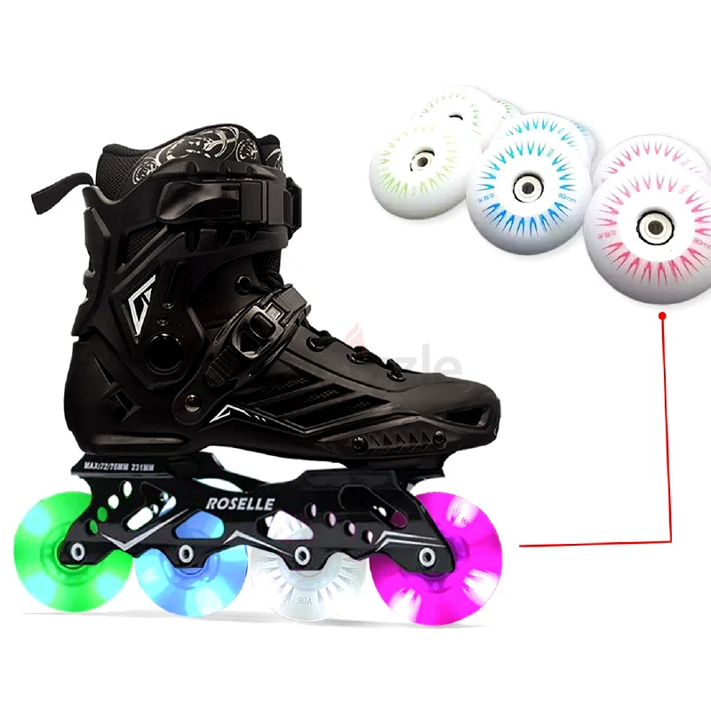 PRO LED Lights Inline Skates for Unisex with High Speed63246246108545113