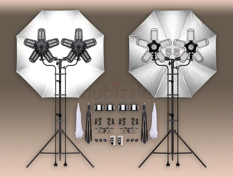 NEEWER Light Stands with Diffuser Umbrella Lighting set