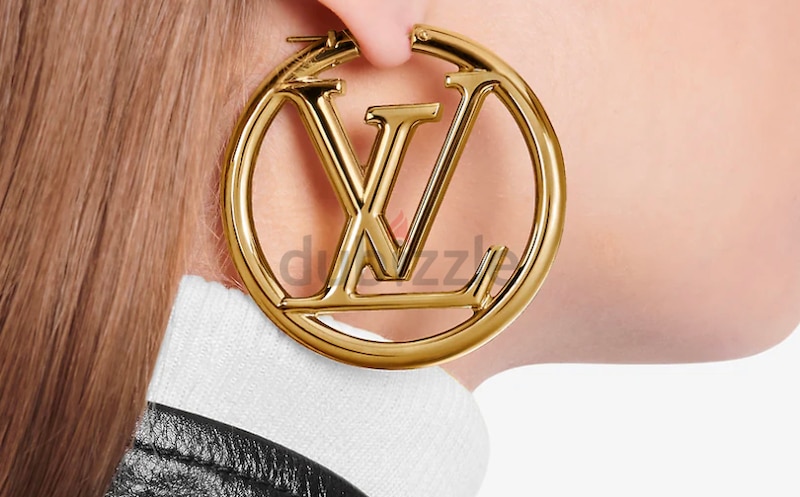 Authentic Louis Vuitton Hoop earring