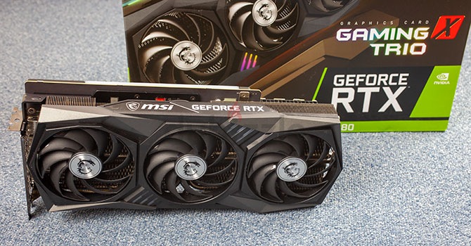 MSI VGA Geforce RTX 3080 12GB Gaming Z TRIO Graphics | dubizzle