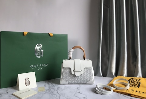 Goyard Goyardine Mini Saigon Souple - White Mini Bags, Handbags