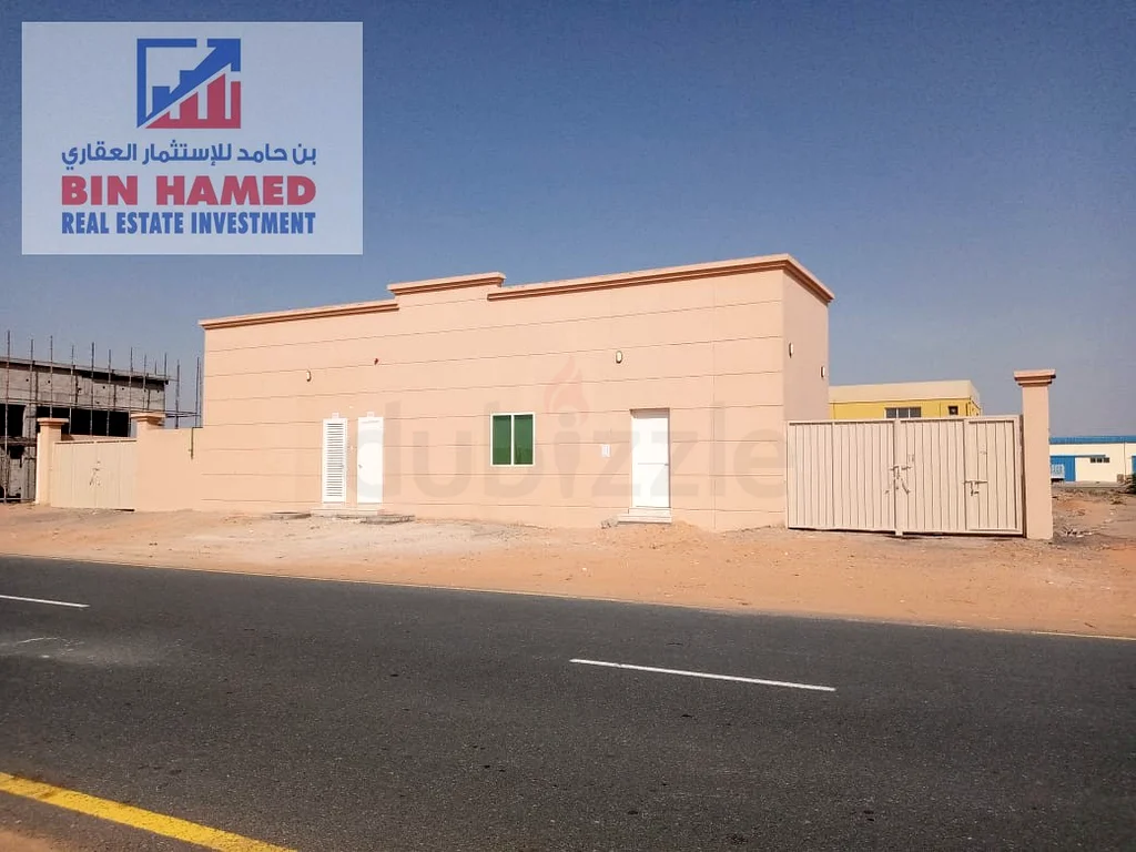 A Walled Land For Rent In The New Industrial City Of Umm Al Quwain