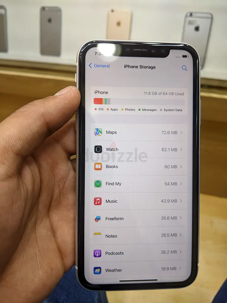 Iphone XR 4gb ram 64gb memory