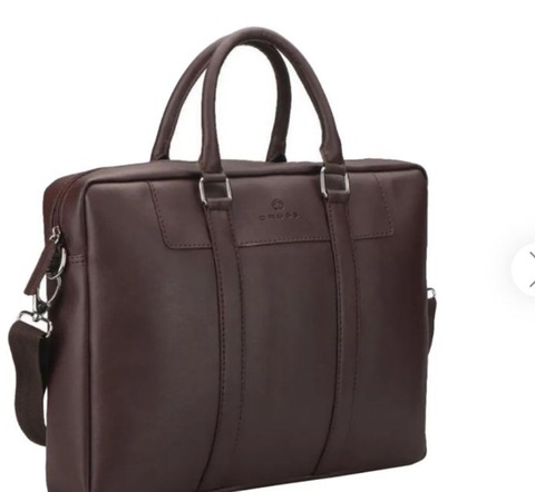Vernika Briefcase Bag For Women/Men - Brown: Buy Online at Best Price in  UAE 