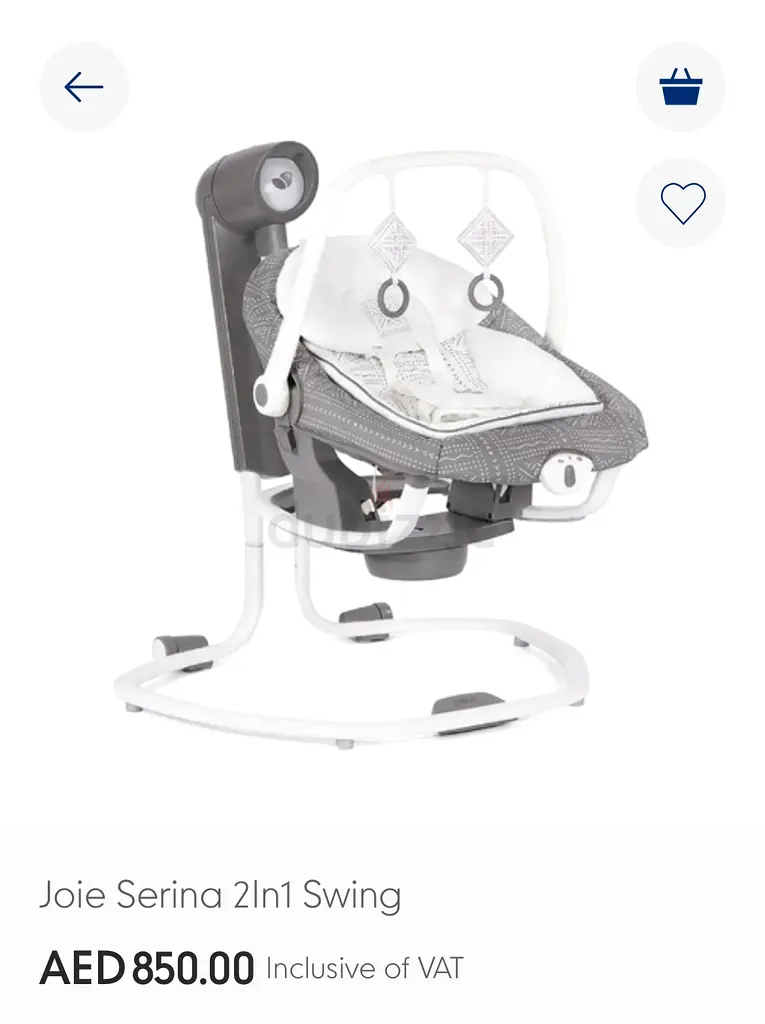 Mother care baby swing