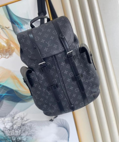 Louis Vuitton Black Monogram Eclipse Canvas Zack Backpack Louis