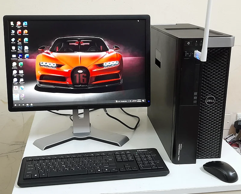 DELL Optiplex 7040 Desktop Computer PC, Intel Quad-Core i5, 1TB HDD, 32GB DDR3 RAM, Windows 10 Pro, DVD, WIFI, 22in Monitor, USB Keyboard and Mouse