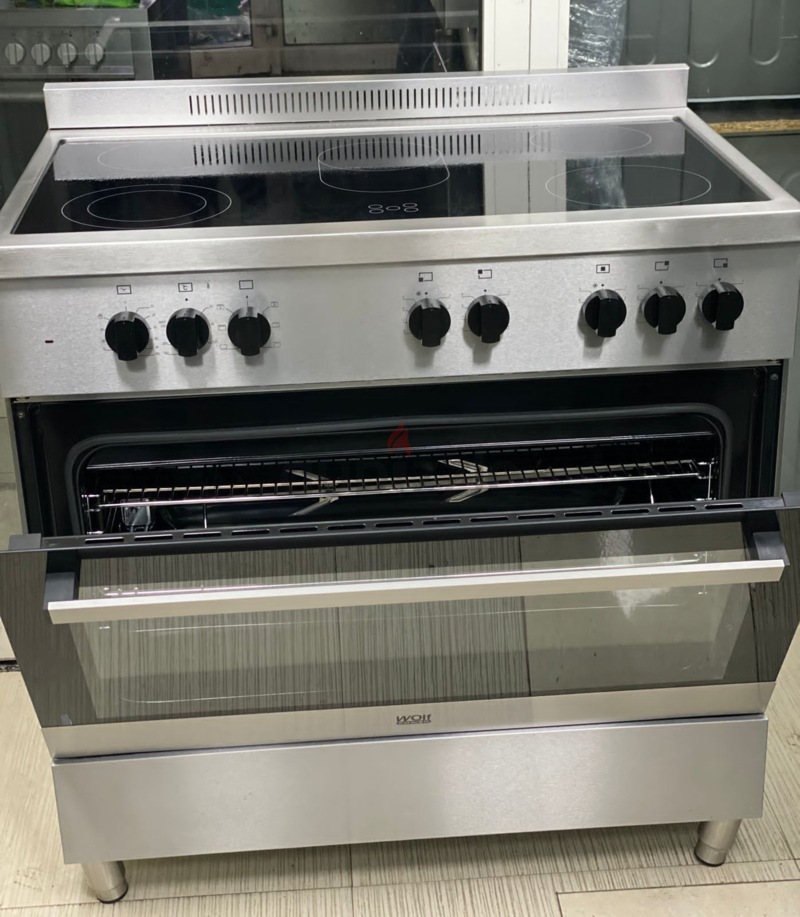 Wolf Power Electric Cooker WGC9060CERMF Silver 90x60cm | dubizzle