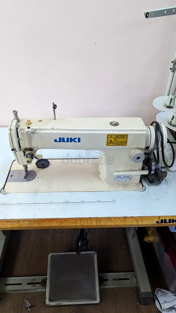 Juki. Made in Japan. Industrial straight stitch machine.