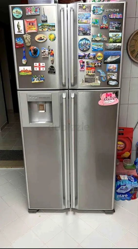 Hitachi French 4 Door Refrigerator Stainless Steel