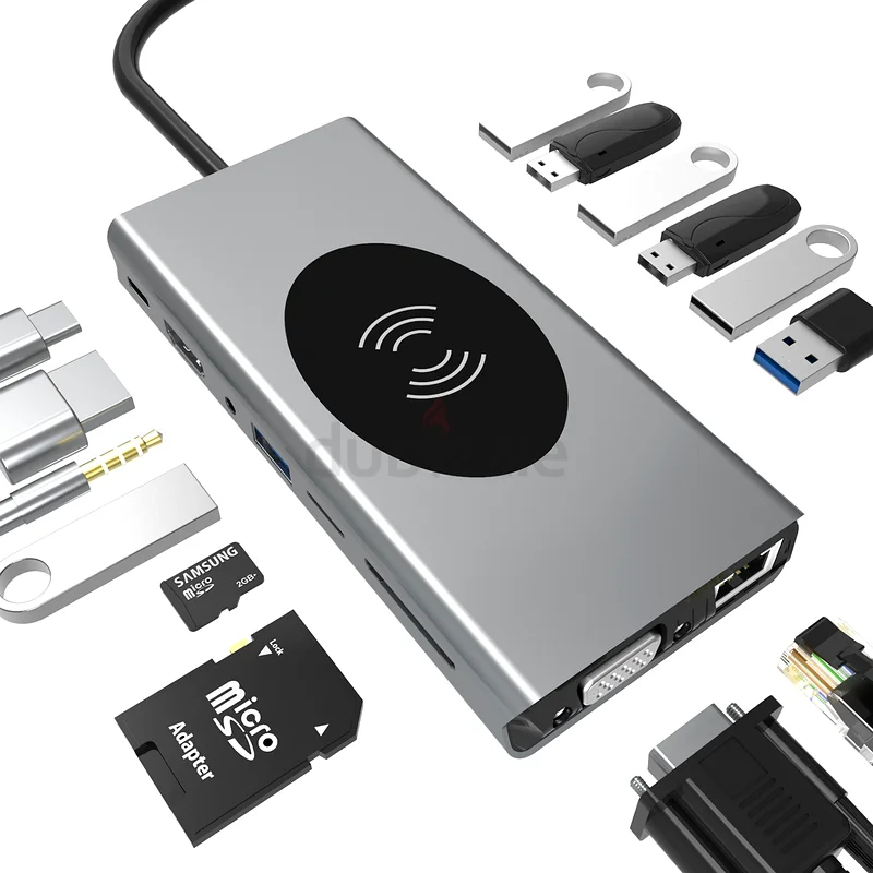 15 in 1 super adapter for all devices; all in one solution.632233574301461127