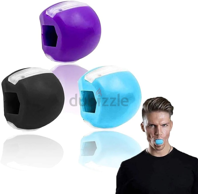 Jawline Exerciser, 3pcs Jaw Face And Neck Exerciser, Jawline Training Thin  Face Fitness Ball Define Your Jawline