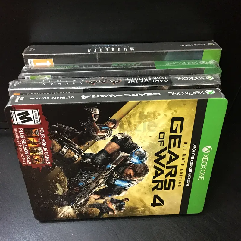 4 Xbox Games Steel Book Limited Edition (New Sealed)