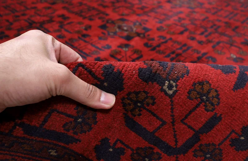 2.03 × 3.08 م | سجادة حمراء أفغانية مربوطة يدويًا بسعر 2699 درهمًا فقط63185241297922113