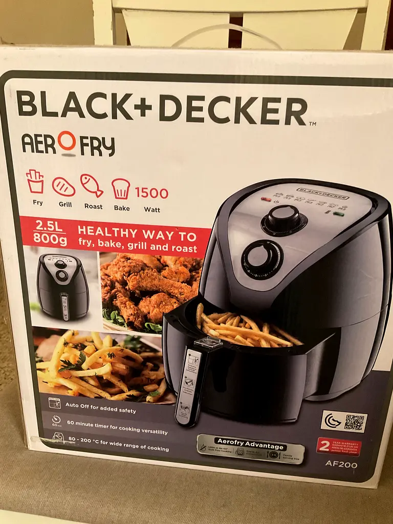 Black and decker air fryer دوبيزل