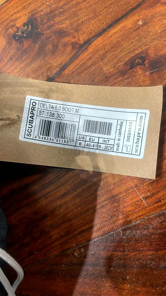 Scubapro delta 5mm boots