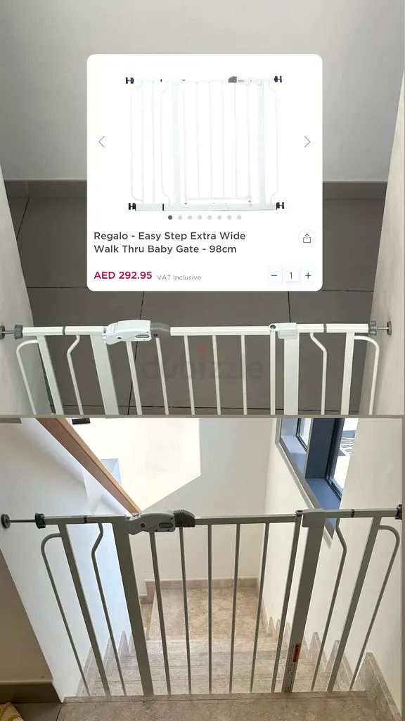 2 Regalo stair Gates , no drill