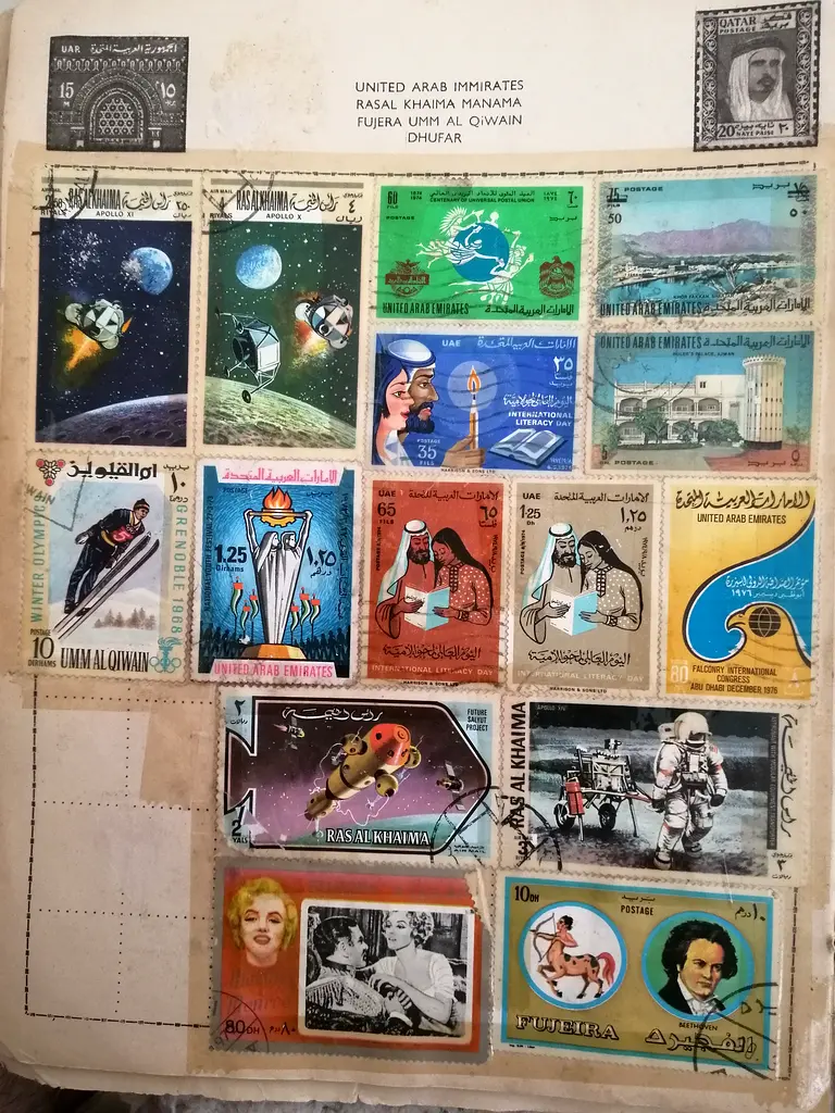 Old postal stamp rare stamp collection