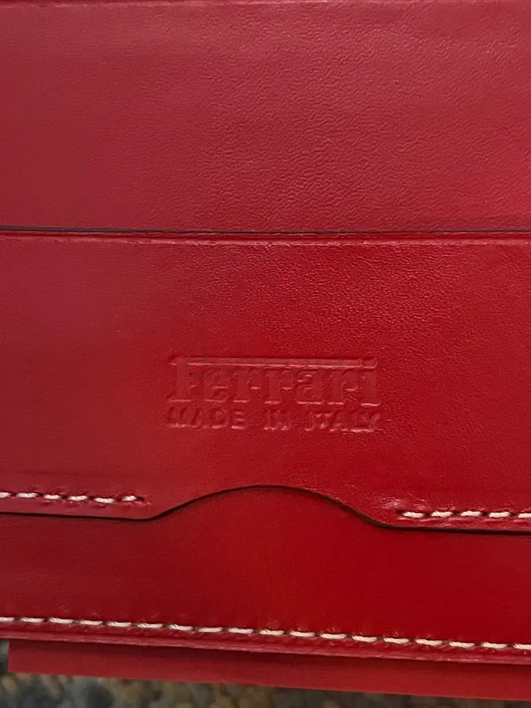 Ferrari leather wallet ( Made in Italy )