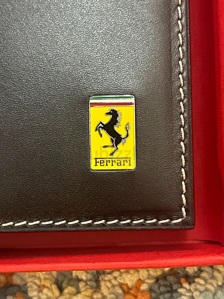 Ferrari leather wallet ( Made in Italy )